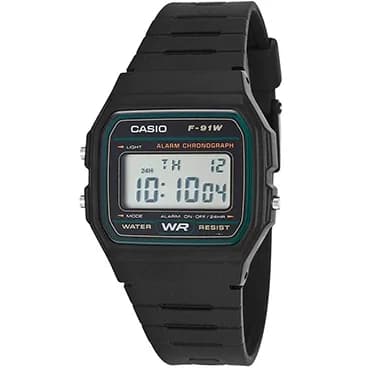 ساعت دیجیتال کاسیو مدل F-91W-3DG | تکنو ساعت دیجیتال کاسیو مدل F-91W-3DG
