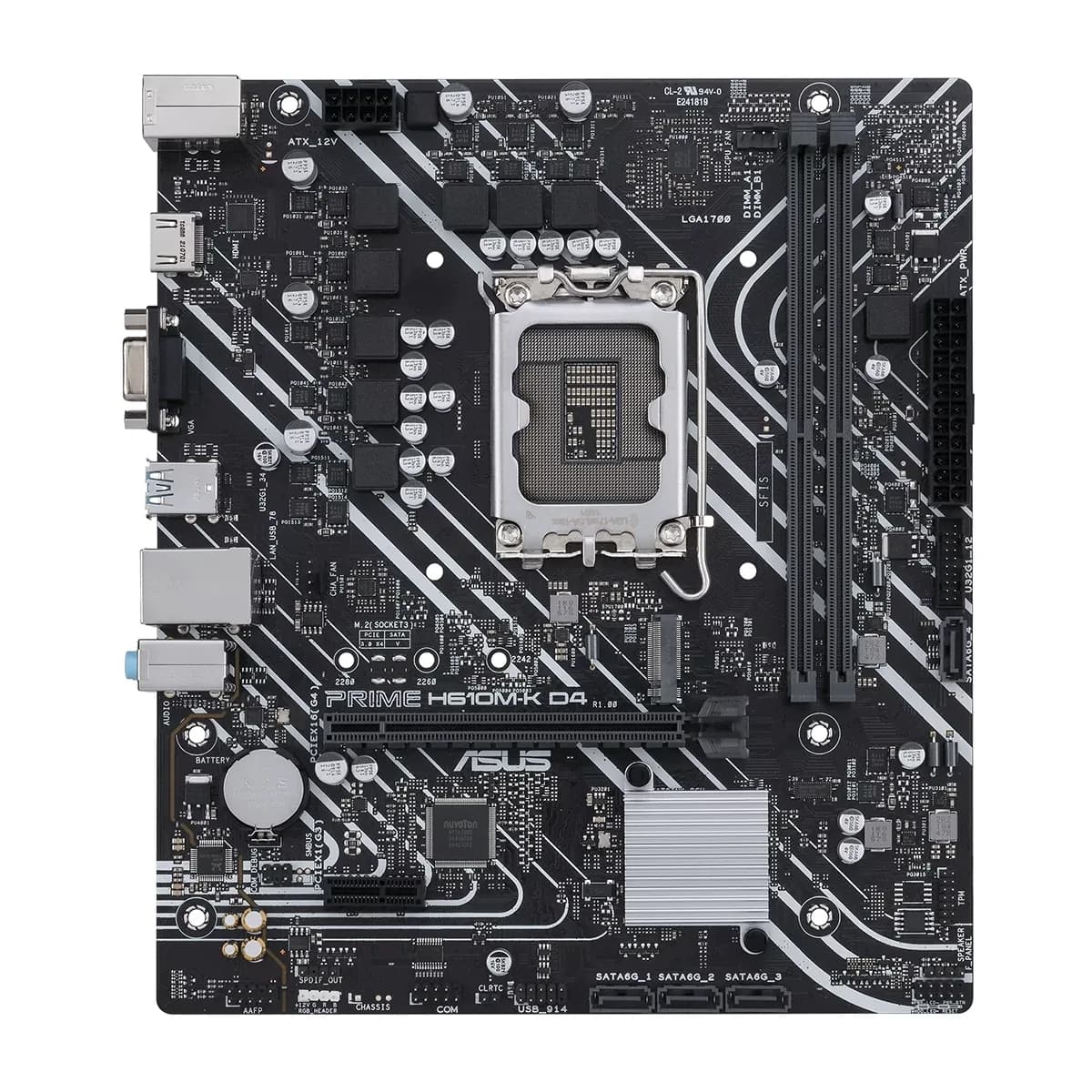 مادربرد ایسوس مدل PRIME H610M-K D4 | تکنو مادربرد ایسوس مدل PRIME H610M-K D4