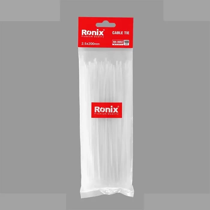 بست کمربندی رونیکس مدل RH-9992 بسته 100 عددی | تکنو بست کمربندی رونیکس مدل RH-9992 بسته 100 عددی