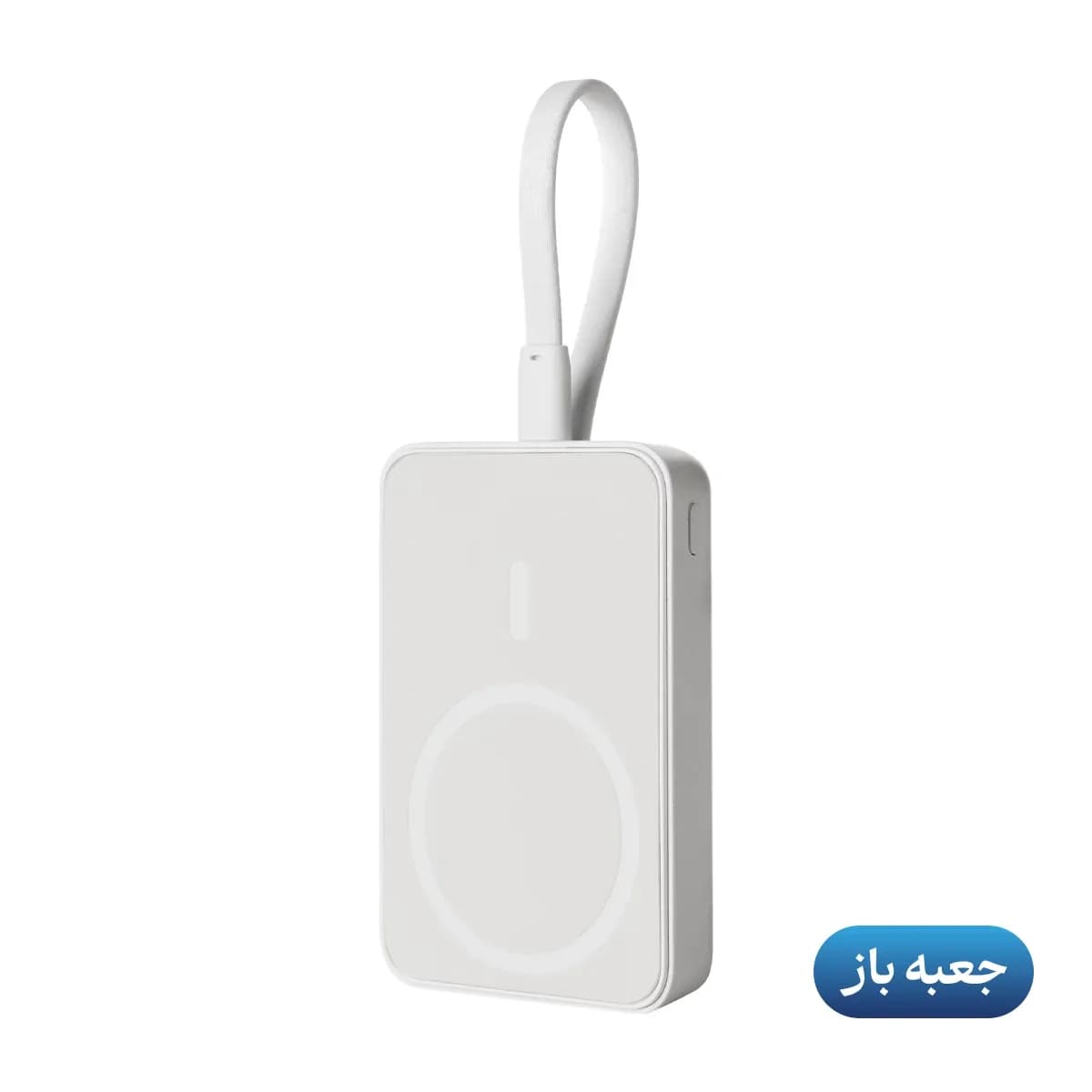 پاوربانک بی سیم جعبه باز بنتیک مدل BW10-203 10000mAh - سفید | تکنو پاوربانک بی سیم جعبه باز بنتیک مدل BW10-203 10000mAh - سفید