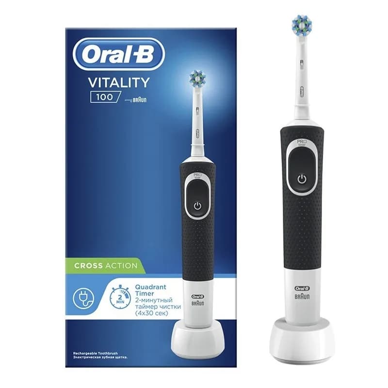 مسواک برقی اورال-بی مدل Vitality 100 Cross Action | تکنو مسواک برقی اورال-بی مدل Vitality 100 Cross Action