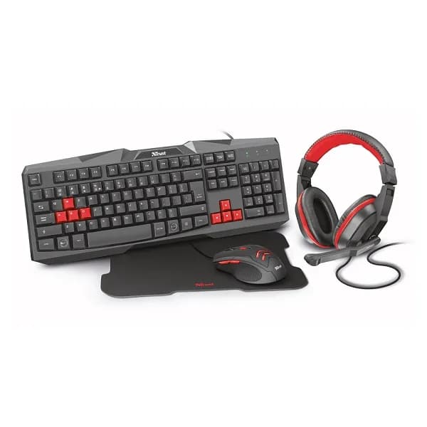 ست گیمینگ تراست مدل BUNDLE ZIVA 4 IN 1 | تکنو ست گیمینگ تراست مدل BUNDLE ZIVA 4 IN 1